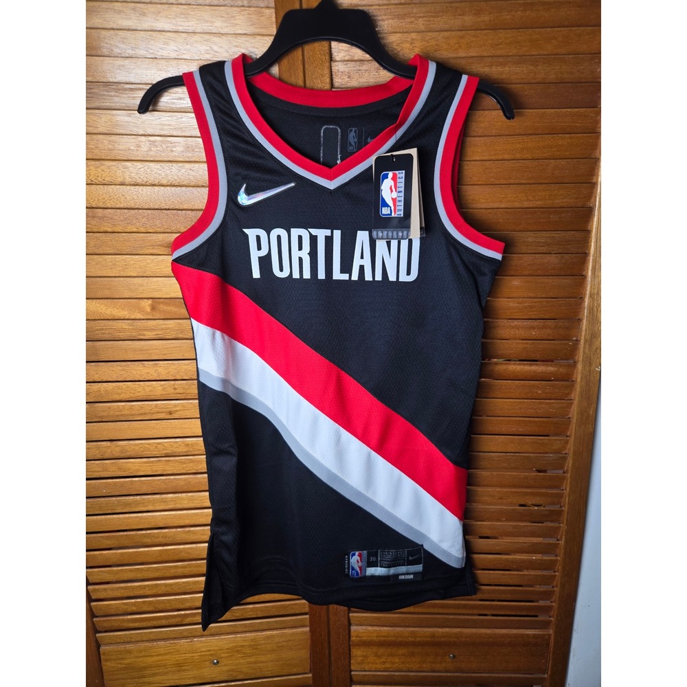 Nike Portland Trail Blazers 75th Anniversary Icon Home Jersey Mens XS